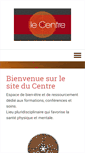 Mobile Screenshot of le-centre.be